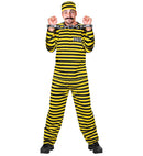 Convict Yellow/Black  Coat, Pants, Hat 