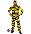 Convict Yellow/Black  Coat, Pants, Hat 