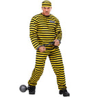 Convict Yellow/Black  Coat, Pants, Hat 