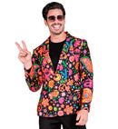 Neon Hippie Party Fashion Jacket  Jacket 