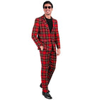 Tartan Party Fashion Suit  Jacket, Pants 