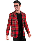 Tartan Party Fashion Jacket  Jacket 