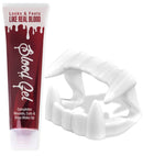 Professional Blood In Tube With Fangs - 28 Ml