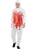 Bloody Forensic Overall Costume Adult Jumpsuit with Goggles 2