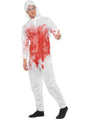 Bloody Forensic Overall Costume Adult Jumpsuit with Goggles 4