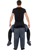 Piggyback Dictator Costume Grey One Piece Suit with Mock Legs 3