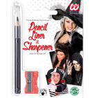 Black Pencil Liner With Sharpener