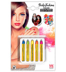Set Of 5 Hot Colors Sticks - 11 Ml