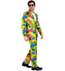 Neon Tropicana Party Fashion Suit  Jacket, Pants 