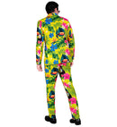 Neon Tropicana Party Fashion Suit  Jacket, Pants 