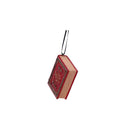 Red Book of Spells Hanging Ornament 7cm 3