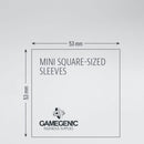 Prime Board Game Sleeves | Pack of 50 Extra-Clear Sleeves | 53 by 53 mm Card Sleeves Optimized for Use with Mini-Square Cards | Premium Card Protection | FFG Dark Blue Color Code | Made by Gamegenic 3