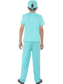 Surgeon Costume Kids Blue with Top Trousers Hat Mask and Stethoscope 3