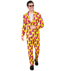 Neon Pineapple Party Fashion Suit  Jacket, Pants 