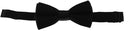 Tales Of Old England Satin Bow Tie on Elastic Adult Black Costume Accessory 1