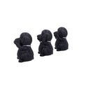 Three Wise Labradors 8.5cm Resin Decoration Statue 4