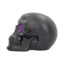 Geode Skull Black Purple Gothic Glitter Figurine 17cm 3