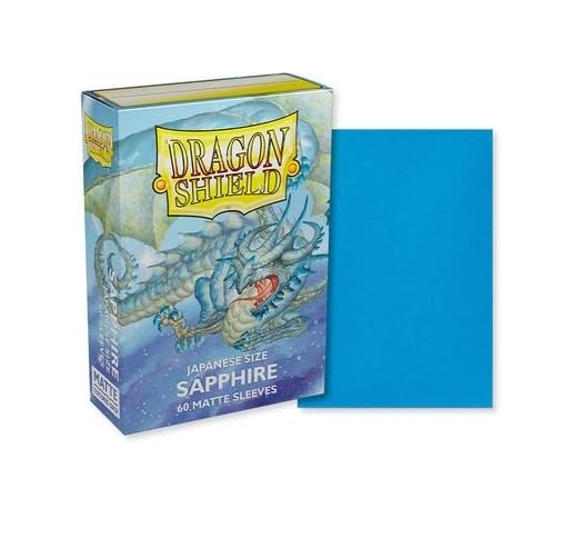 Dragon Shield AT-11128 Japanese Size Matte Sapphire (60 Sleeves)