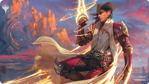 Ultra PRO - Outlaws of Thunder Junction Playmat Ft. Kellan for Magic: The Gathering, Limited Edition Unique Artistic Collectible Card Gaming TCG Playmat Accessory