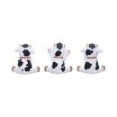 Three Wise Cows Figurines 9cm 3