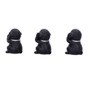 Three Wise Labradors 8.5cm Resin Decoration Statue 5