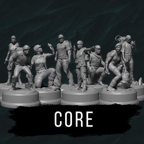 Inside The Box | Sub Terra: Core Miniatures | Board Game Miniatures | Ages 14+ | 1-6 Players | 60 Minutes Playing Time