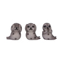 Three Wise Seals Decorative Resin Figurine Set 7.5cm 1
