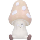 Three Wise Multicoloured Toadstool Figurines in See no Hear Speak Evil 8.5cm 5