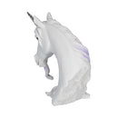 Jewelled Magnificence Small White Unicorn Bust Ornament 15cm 5