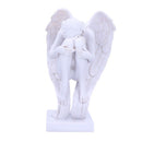 Angels Contemplation White Angel Figurine 28cm 2