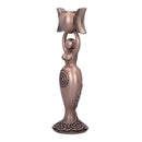 Exclusive Bronze Spiral Goddess Candle Holder 20.3cm 3