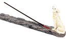 Wolf Call IHowling White Incense Holder 27.8cm 5