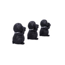 Three Wise Labradors 8.5cm Resin Decoration Statue 6