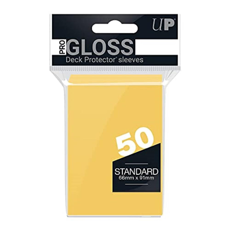 Ultra Pro SLEEVES 50 D12 Card Game (Yellow), 82675