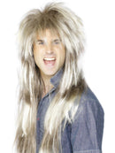 80s Mega Mullet Wig Blonde and Brown Pat Sharp Hair 1