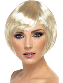 Blonde Short Bob Wig with Fringe Babe Costume Hair 1