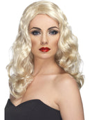 Glamorous Wig Long Blonde With Loose Curls and A Parting 1