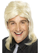 Mullet Wig Blonde 80s Adult Costume Hair 1