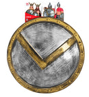 Spartan Shield With Handles 60 Cm  