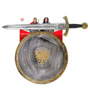 Medieval Knight Shield & Sword Shield 37 Cm, Sword 61 Cm
