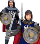 Medieval Knight Shield & Sword Shield 37 Cm, Sword 61 Cm