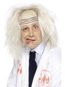 Madman Wig Grey with Bald Top Halloween Costume Hair 1