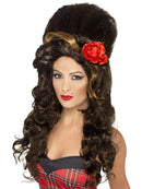 Rehab Wig Brown Large Beehive Adult Costume Accessory 1