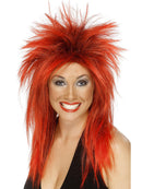 Rock Diva Wig Adult Red Tina Turner Style Costume Accessory 1