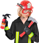 Firefighter Set  Helmet With Tactical Goggles & Torch, Axe, Fire Extinguisher   