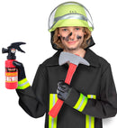 Firefighter Set  Helmet, Axe, Fire Extinguisher   