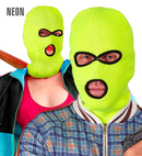 Neon Yellow Balaclava Mask