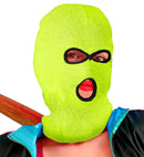 Neon Yellow Balaclava Mask