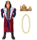 King  Jacket, Sleeveless Coat, Necklace, Crown 