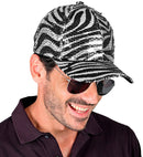 Animalier Zebra Sequin Cap
